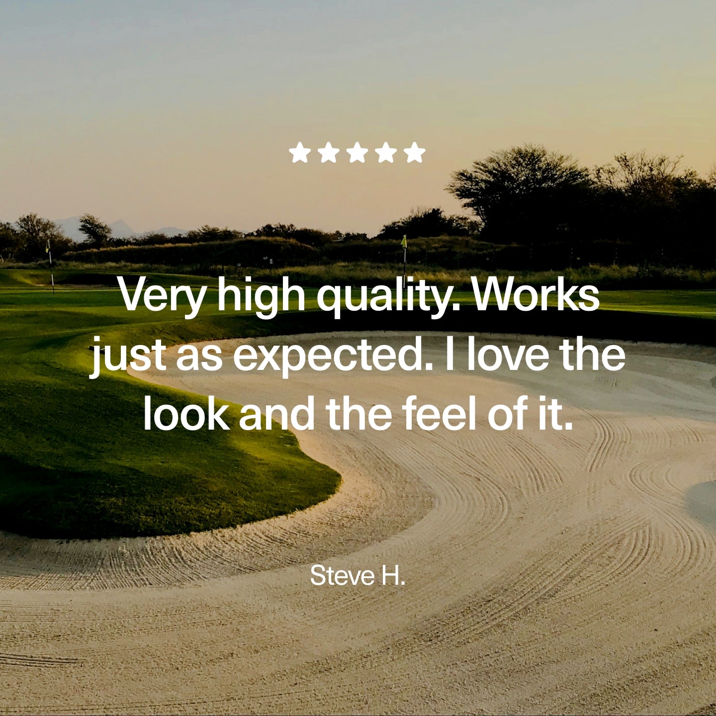 5 star review from Steve H.