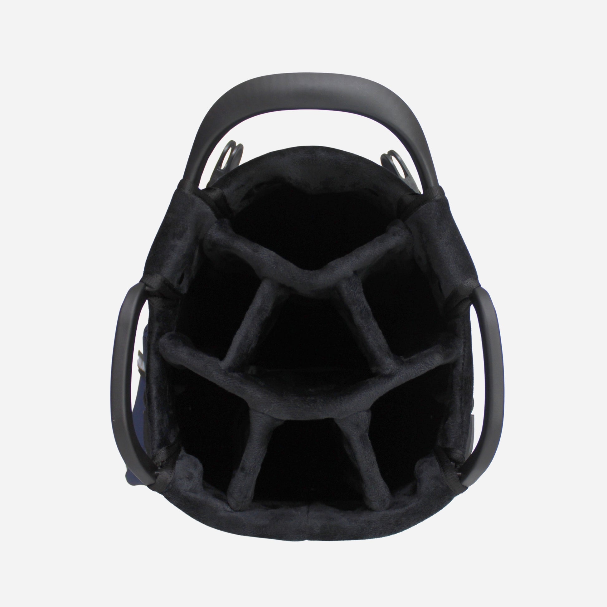 Fairway Ultra Hybrid premium golf bag top down showing dividers