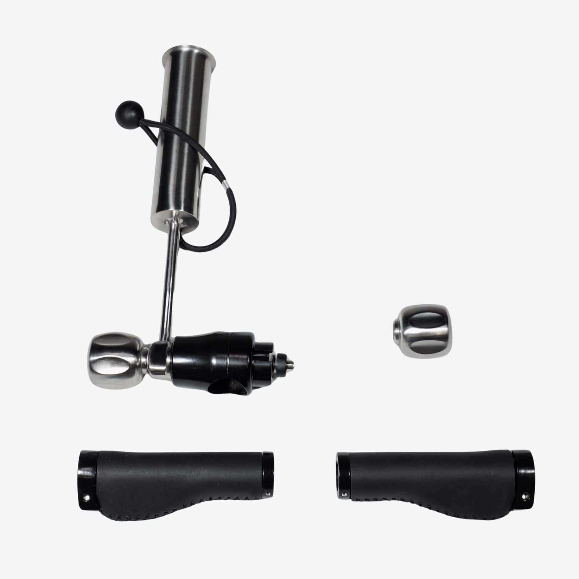 LUX Kit in Stainless Steel for the 1500-V3 electric golf cart with remote control.