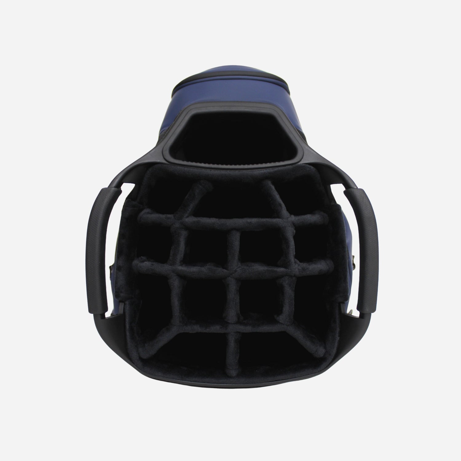 Fairway Navy Premium Cart golf bag top down