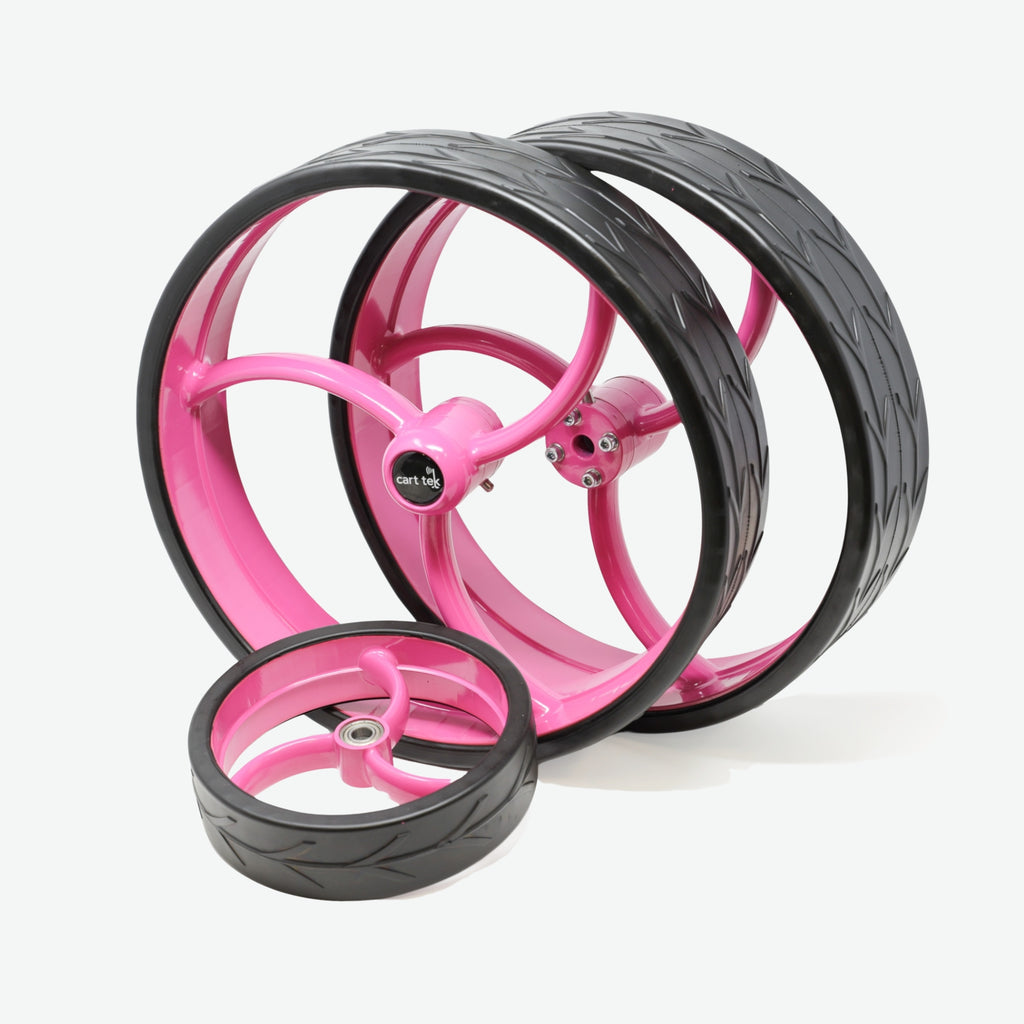 Colored Trolley Wheels - NON REMOTE