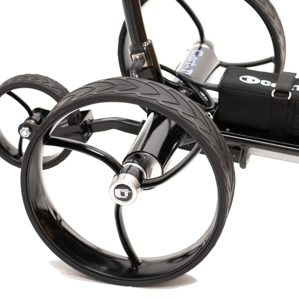 GRi-1500Li in Black, close up of drive wheel.